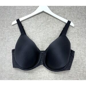 Chantelle‎ Bra Womens 38DDD Black T Shirt Underwire Convertible Smooth Everyday